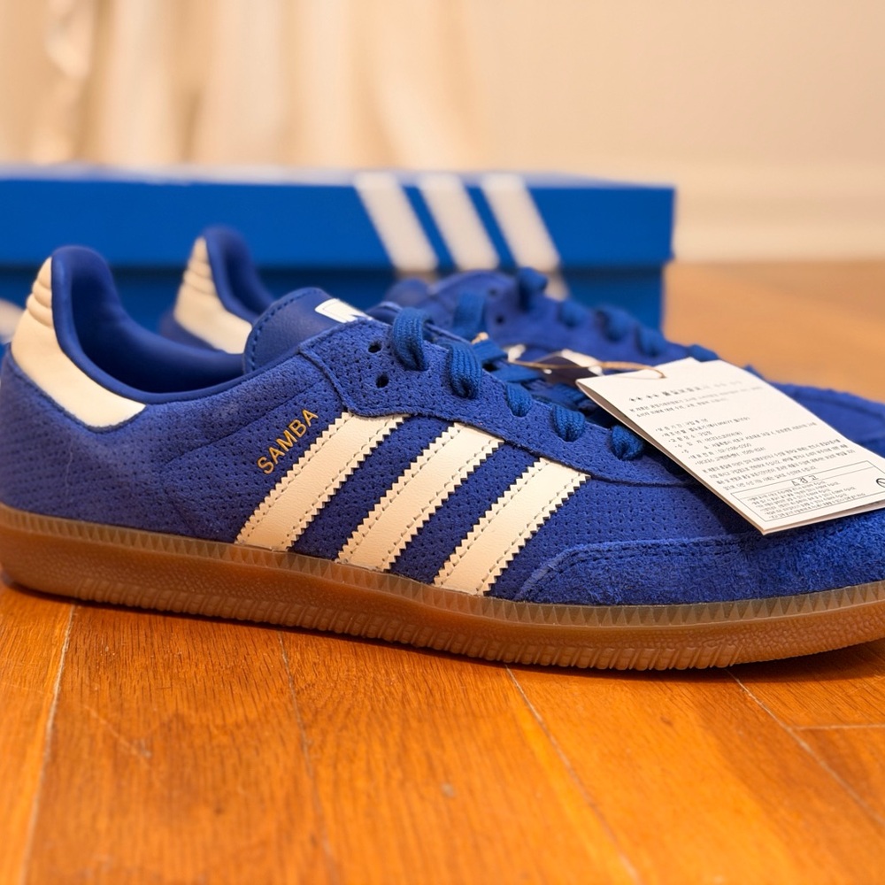 Adidas Men's Royal Blue Samba OG 8.5 - Picture 5 of 10